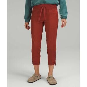 Lululemon Dance Studio Pants 25" Size 4 Travel Cayenne Orange Athleisure Fall